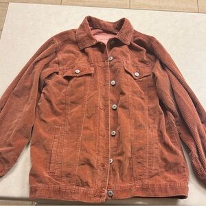 American Eagle Outfitters Copper Corduroy Jacket